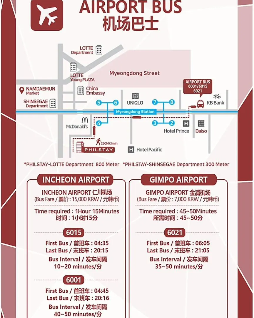 Philstay Myeongdong Boutique Female Seoul Guest house