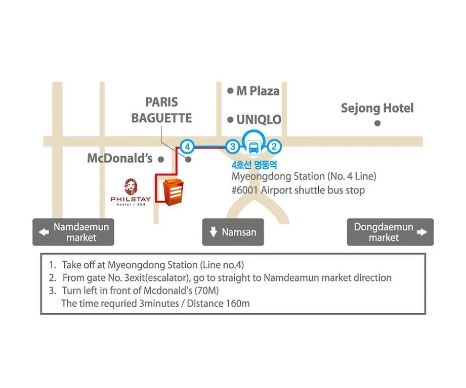 Гостевой дом Philstay Myeongdong Boutique Female Сеул